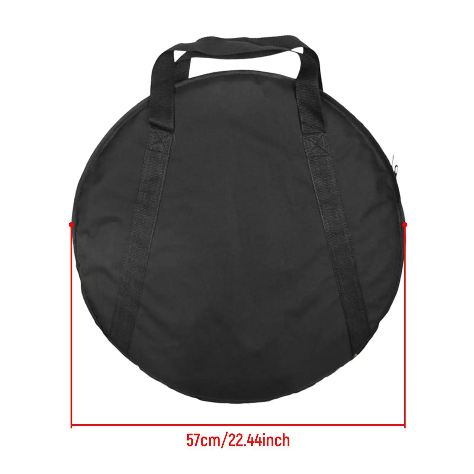 Large Capacity Cymbal Bag Dustproof Drum Cymbal Case with Foam Padding for Musicians Travel and Performance