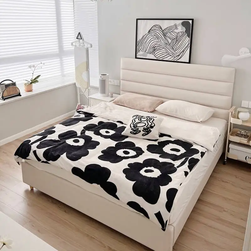 Cama doble bastante elegante, almacenamiento moderno De madera para dormitorio, Bases De tamaño completo, cama, Casa Queen, Camas De Dormitorio De lujo, muebles para el hogar