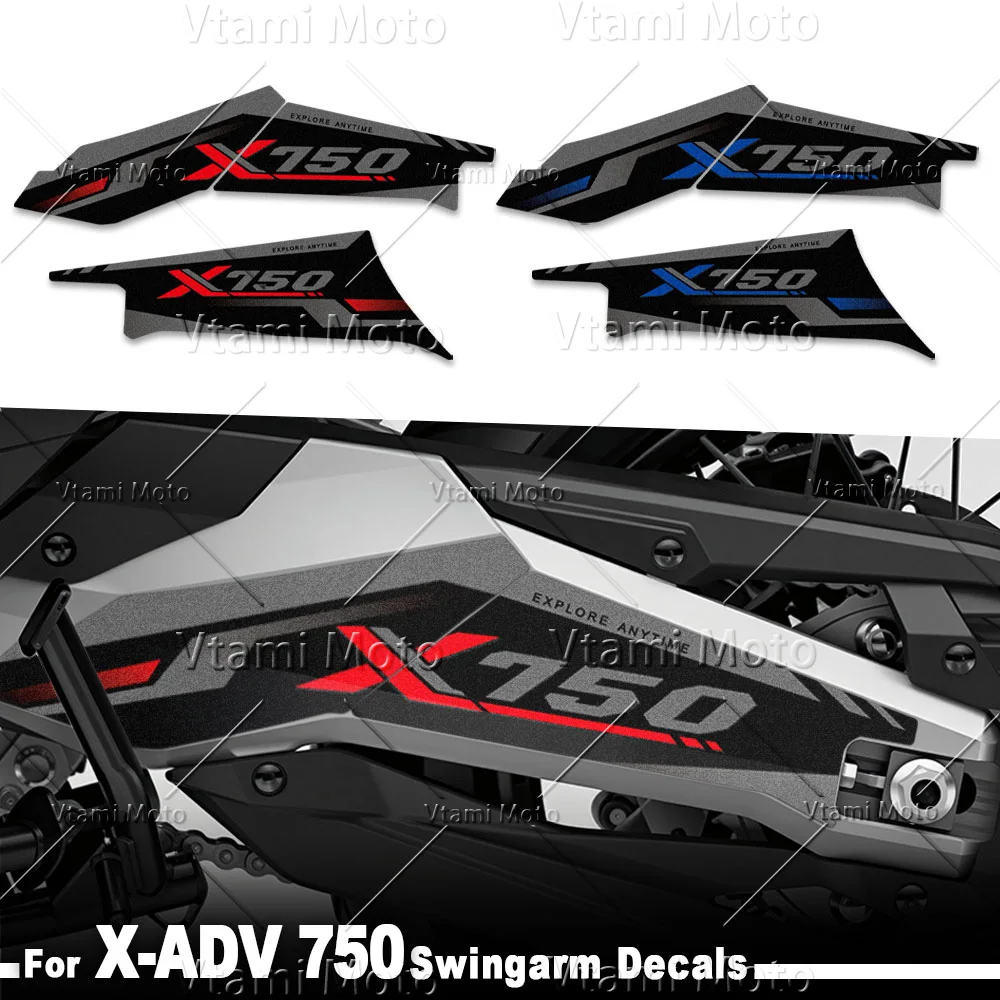 Motorcycle Swingarm Sticker Rotating Shaft Protection Decals For  X-ADV 750 XADV 2020-2026 2025 2024 2023