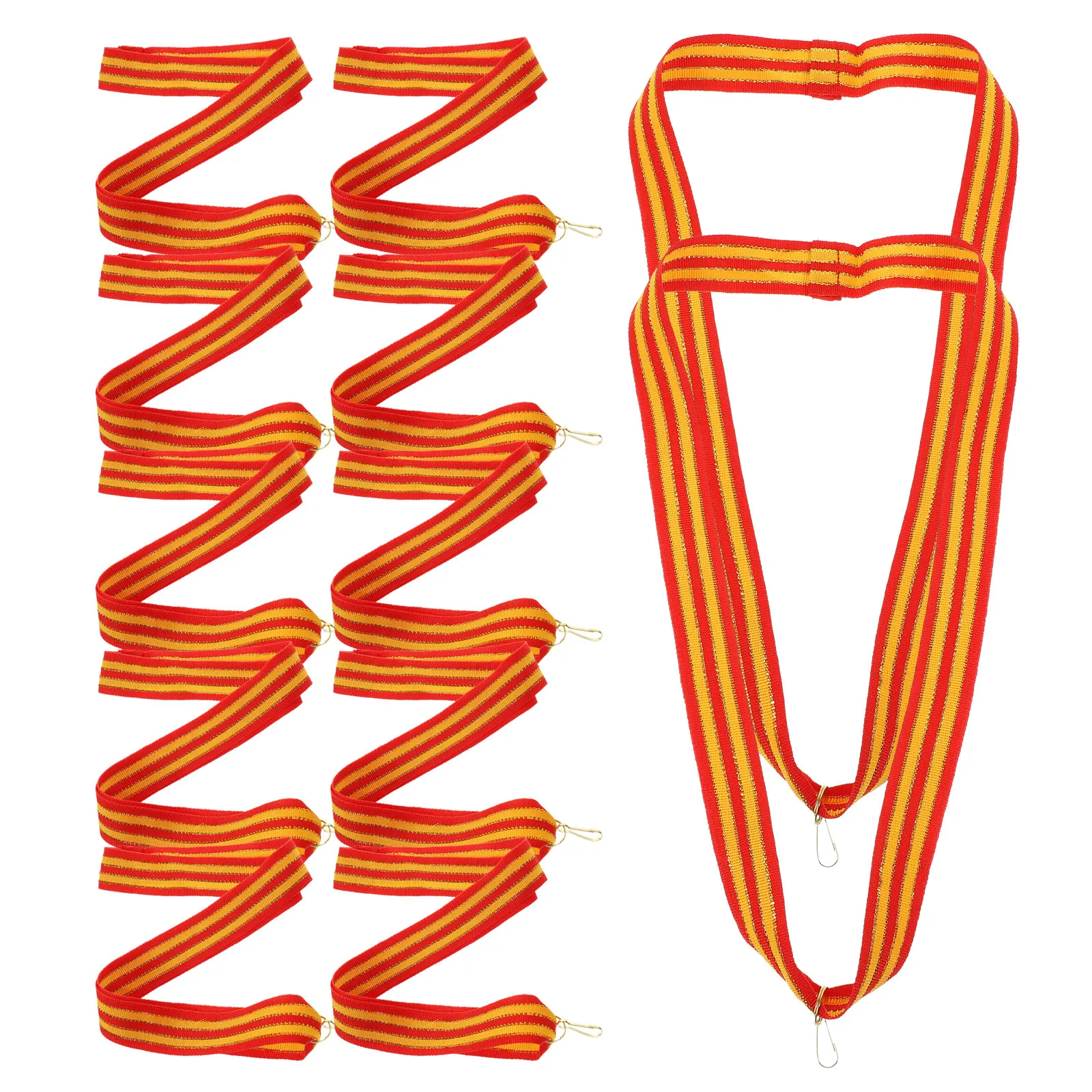 

12 шт. лент для медалей, шнурки для наград на шею, для спортивных мероприятий, вечеринок, школьных достижений и событий