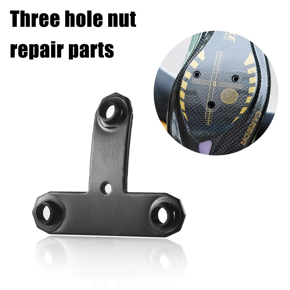 Three hole nut Repair parts For road bike shoes Three hole mounting seat on the sole of road cycling shoes