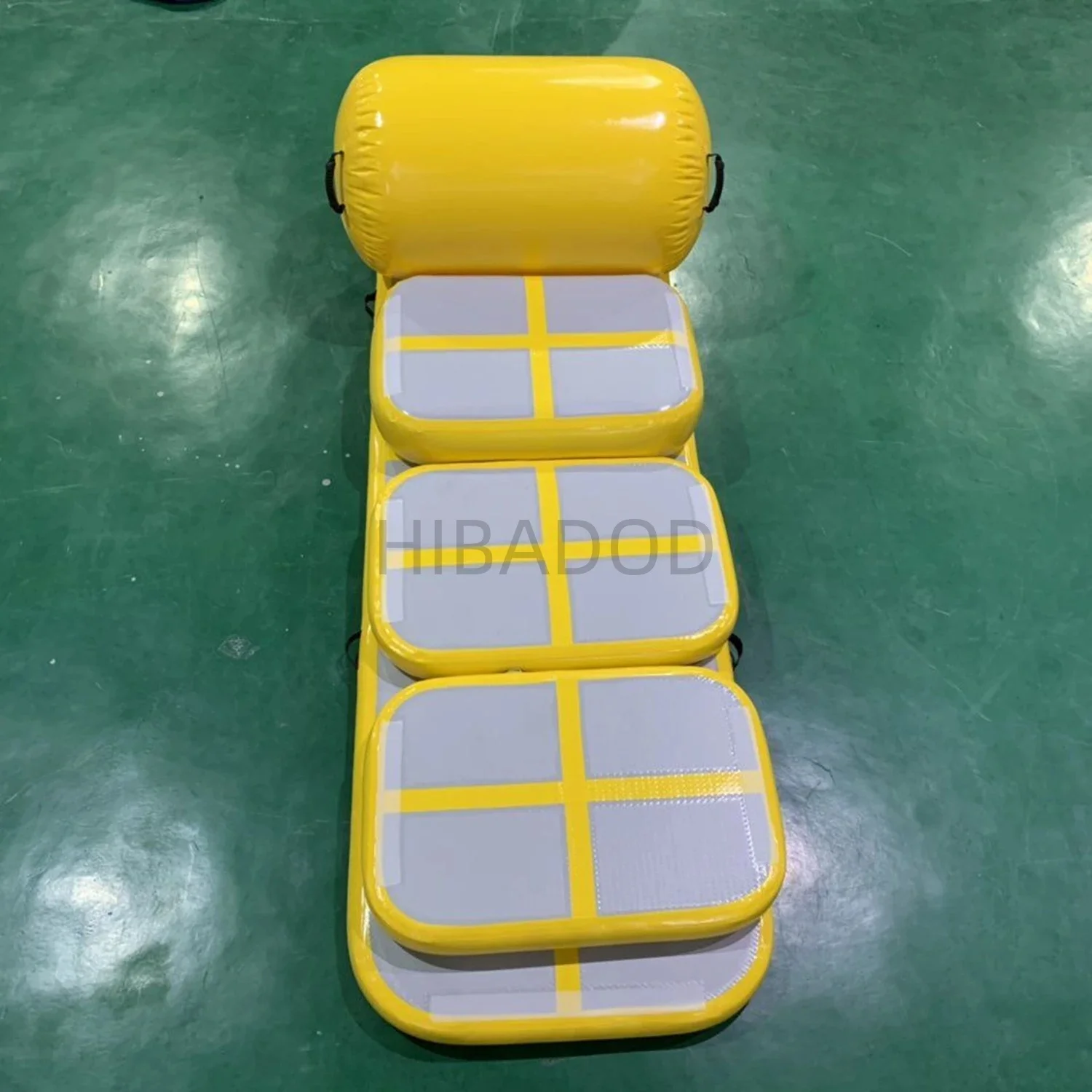 5pcs Set of Inflatable Gymnastics Air Mat Tumble Track Tumbling Mat Floor Mats with Electric Air Pump