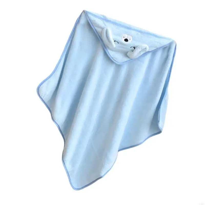 

Baby Hooded Bath Towel Breathable Baby Quick Drying Soft Newborns Bathrobe Poncho Strong Absorbent Soft 24BE