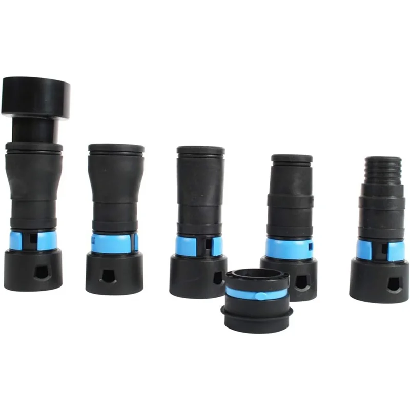 AT19-Quick Click Expanded Power Tool Adapter Set For Dust Collection,Most Woodworking Power Tools,Sanders,And Shop Vacuums
