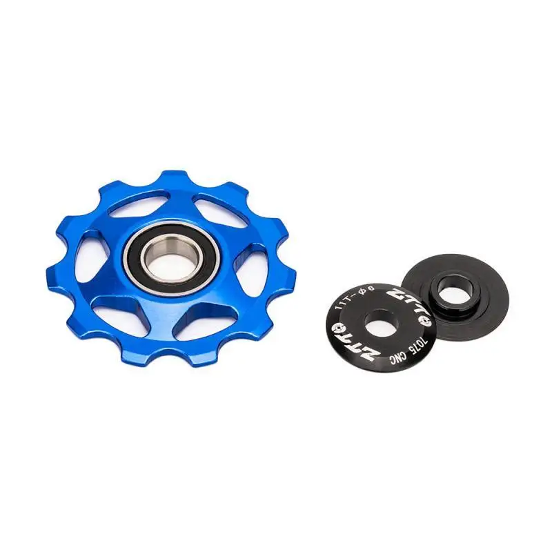 New 1PC Bicycle Rear Derailleur Jockey Wheel 11T 13T Steel Bearing Pulley AL7075 CNC Road Bike Guide Roller Idler 4mm 5mm 6mm
