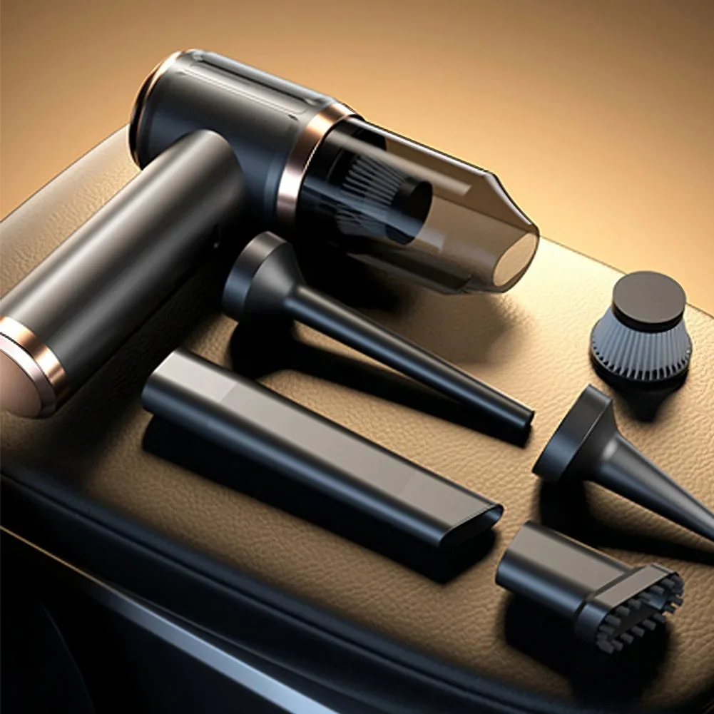 5 in 1 Car Vacuum Car Vacuum Cleaner Multi-Function Handheld Car Vacuum 45000pa Powerful Car Suction Machine for Home Office