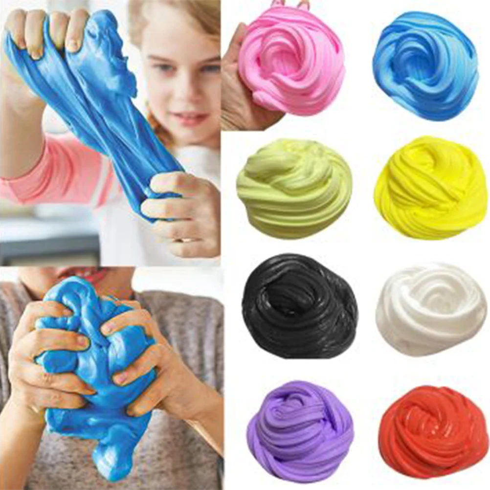 Mud Mud Stress Relief For Kids Adults Clay Sludge Sensory Play Stress Relief Pink Stretchable Non-Stick Craft