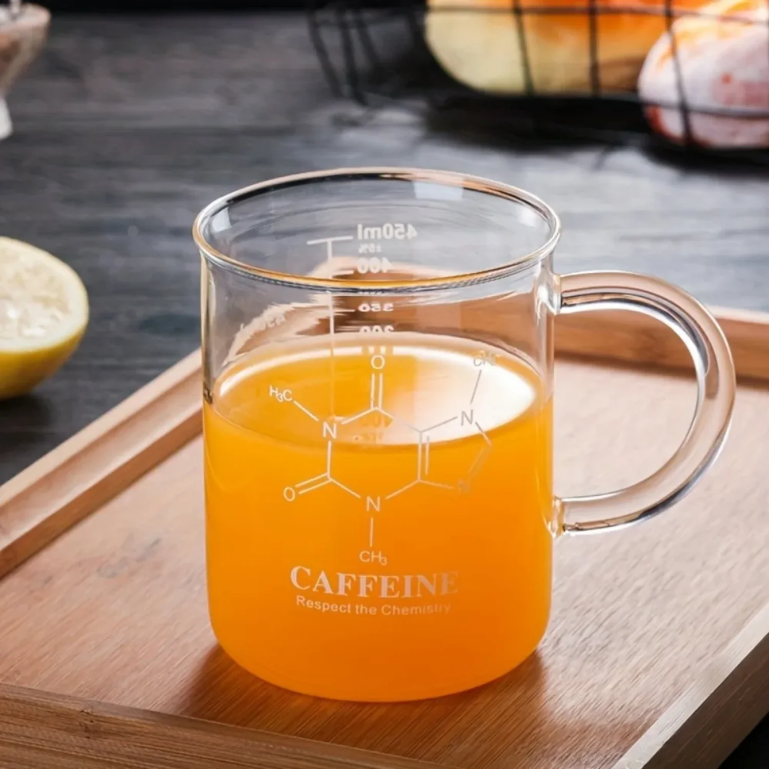 Breakfast Milk Cup Coffee Mug Tea Cup Caffeine Beaker Graduated Beaker Mug with Handle Multi- Food Grade Measuring Cup