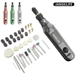 USB Cordless Rotary Tool Kit Woodworking Engraving Pen DIY For Jewelry Metal Glass Mini Wireless Drill