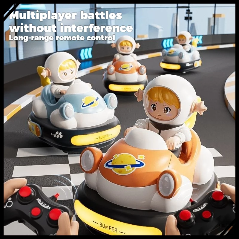

Радиоуправляемый бампер, автомобиль, игрушка для родителей и детей, 2 игрока, пульт дистанционного управления, электрический Crash Kart, вращающаяся боевая игра, подарок на день рождения для мальчиков и девочек