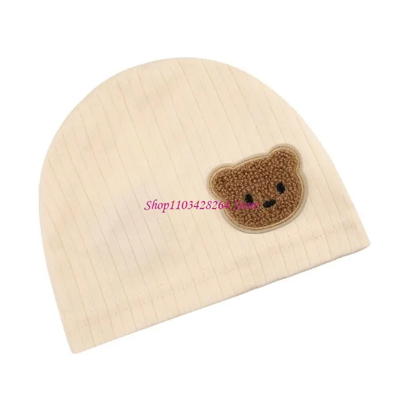 

Soft & Breathable Fetal Caps Cotton Lovely Baby Bonnet Hat for Newborns Elastic