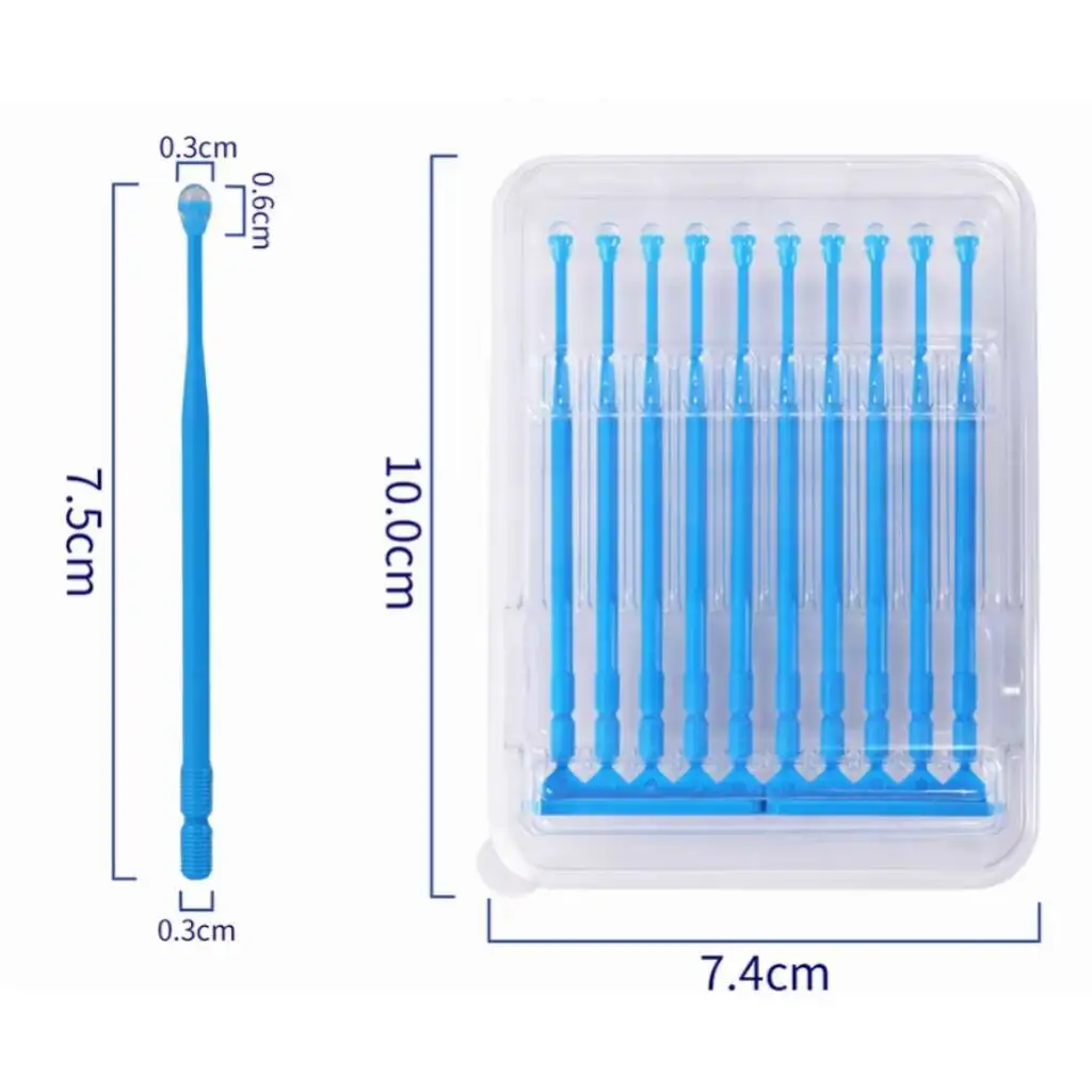 Disposable Dental Adhesive Tip Micro Applicator Sticks for Tooth Crown Porcelain Veneer Bonding Rods Dentistry Materials - view 3