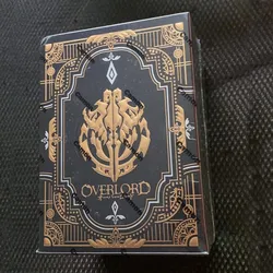 Original Overlord Luxury Collection Card Box Anime Characters Limited Edition Metal Hollow Out Cards TCG Game Toy Boy Hobby Gift