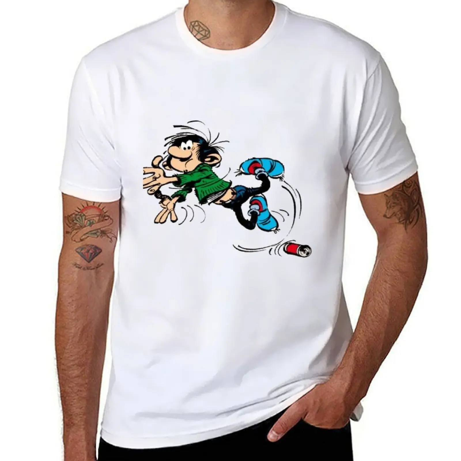 

Gaston lagaffe T-Shirt t shirt personalised printed t shirts for man T-Shirt