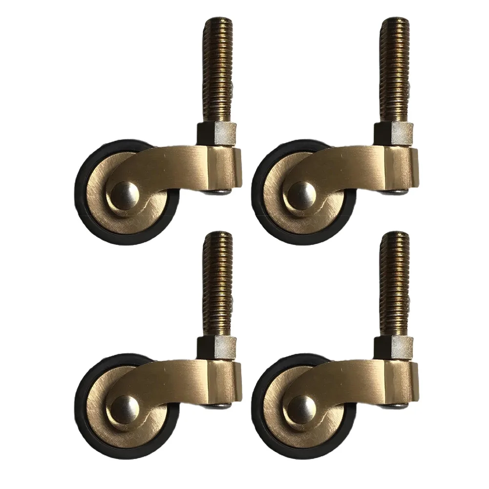 

Living Room Enhancement 58*25mm 360 Heavy Duty Casters 360 Degree Swivel Wheels Heavy Duty Wheel Furniture Caster Set