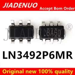 (10pcs)100% original New LN3492P6MR screen printing 8A6D SOT23-6 2A current DCDC voltage drop chip replaces MT2492 Chipset