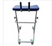Steel hospital elderly toilet chair hitchhiker with wheels