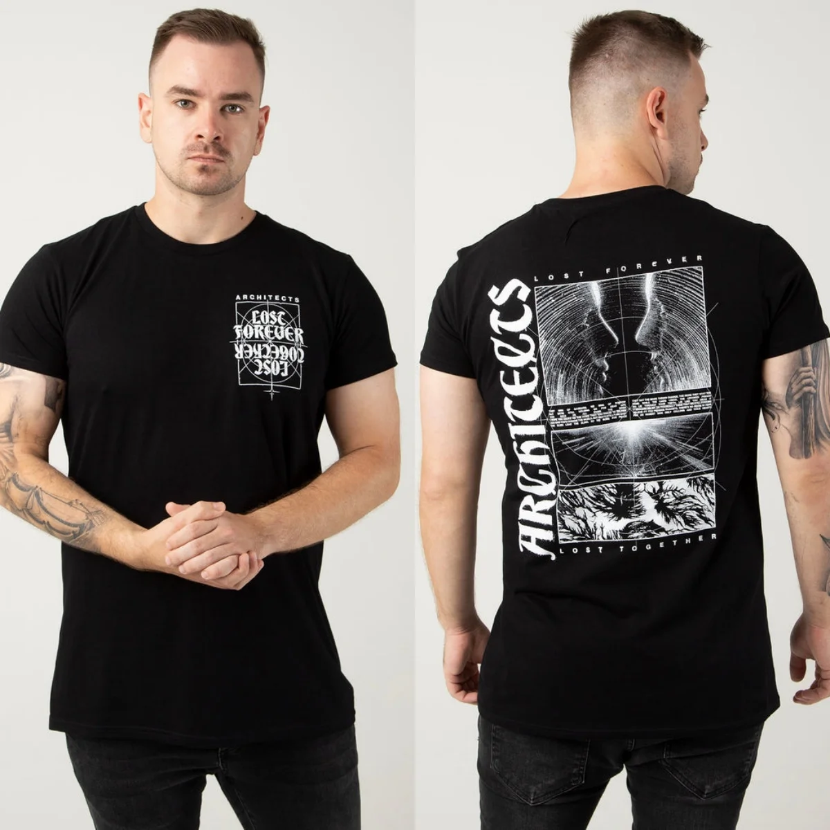 Rare Architects Graphic Cotton T-shirt Unisex Summer Short Sleeve Fashion Brand Tee Luxury Casual Vintage Tee - view 2