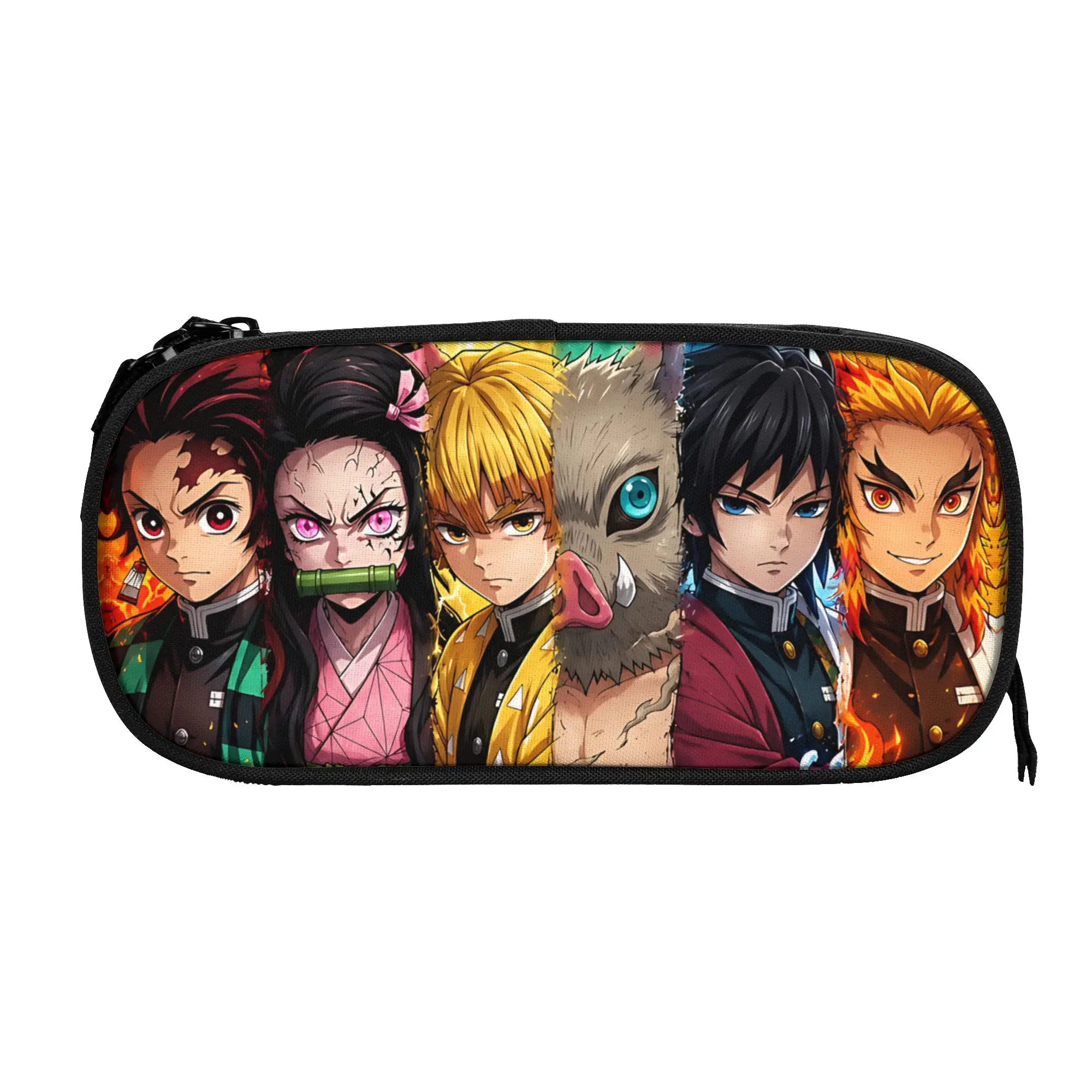 Custom Demon Slayer Large Capacity Bags for Child  Handheld Study Bag for Boys Gilrs Kids
