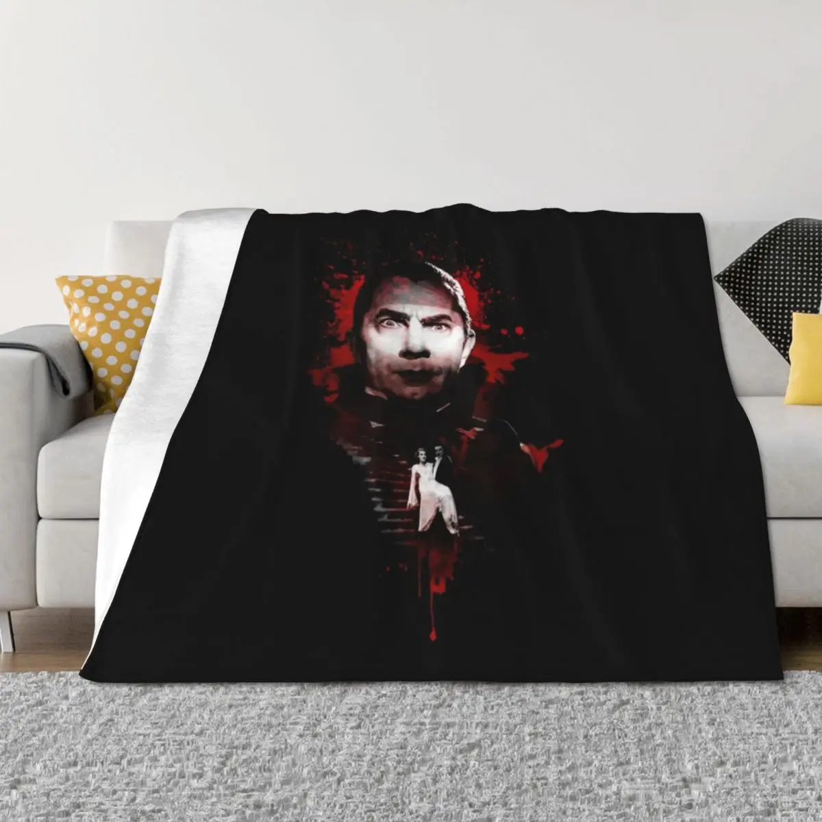 

Dracula - Bela Lugosi Throw Blanket Thermals For Travel wednesday Luxury Throw bed plaid Blankets
