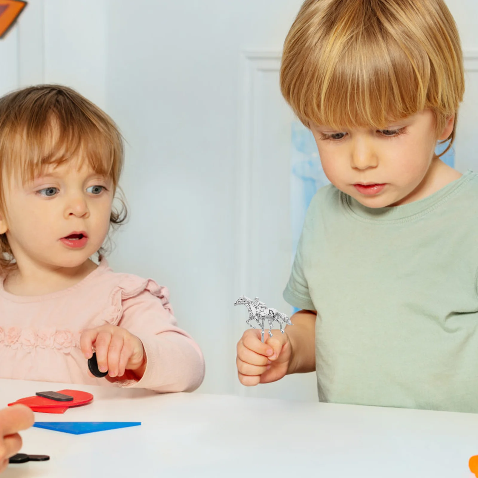 Metall Pferd Für Racing Board Ersatz Stücke Legierung Figuren Langlebig Spiel Zubehör Racing Spiel Requisiten