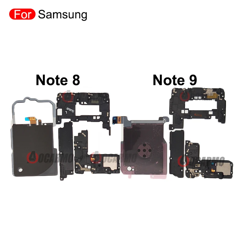 1Set For Samsung Galaxy Note 8 9 10 Plus NFC Wireless Coil Charging Signal Antenna Cover Loudspeaker Flex Cable Repair Parts