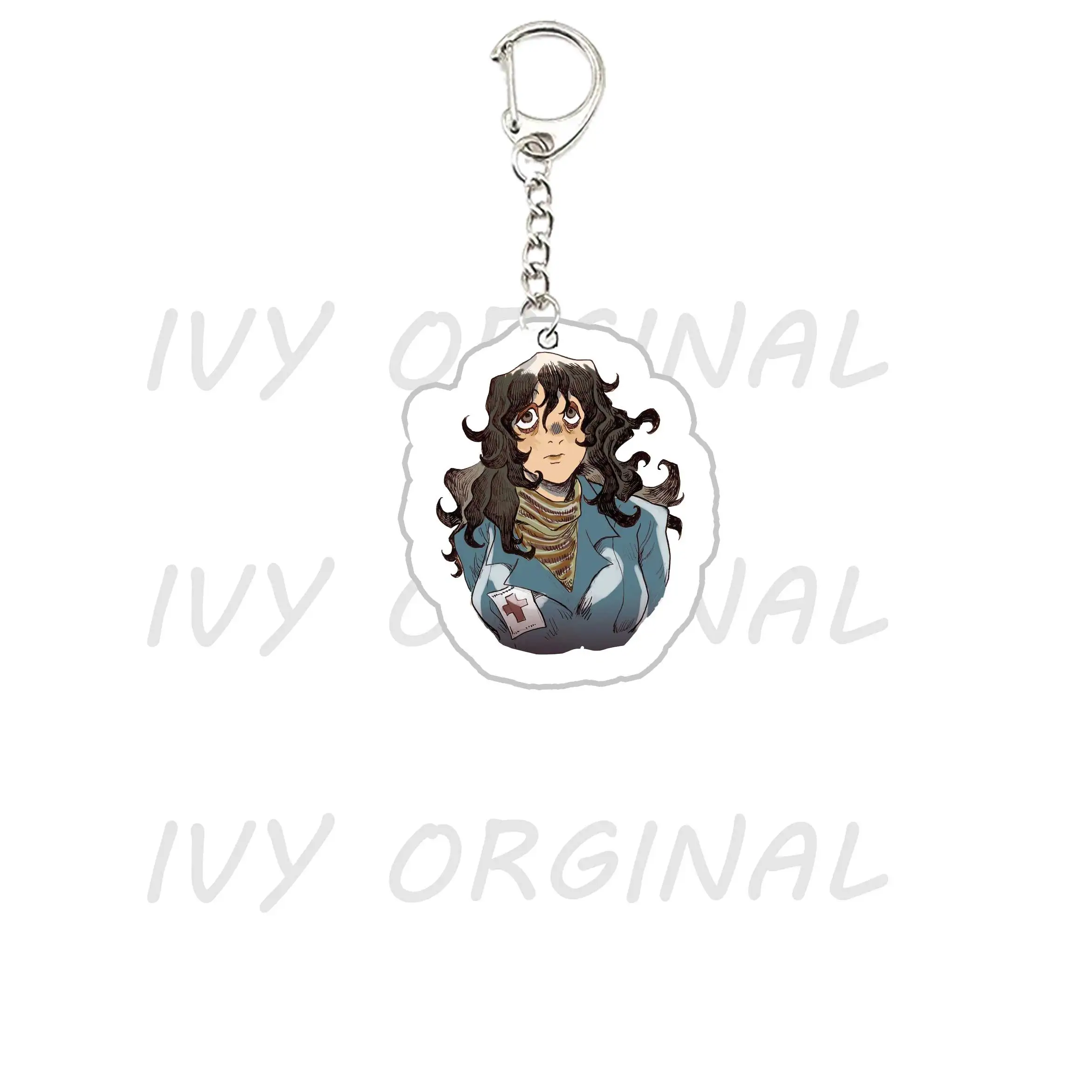 Hot Horror Game Chibis Keychains for Accessories Bag Arcylic Cute Jimmy Curly Anya Sallyface Keyrings Jewelry Friends Gamer Gift