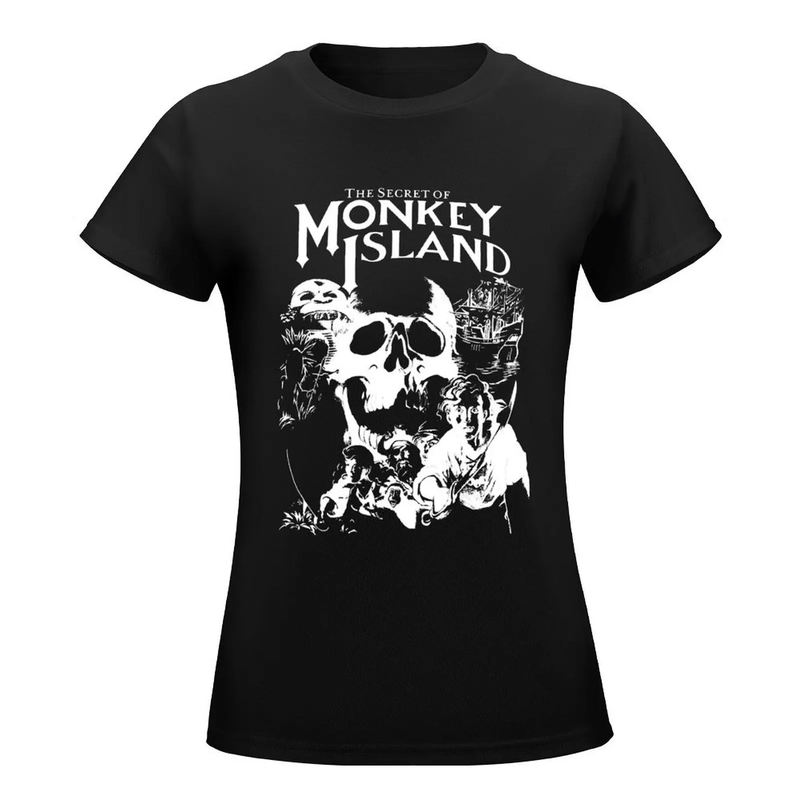 The Secret of Monkey Island T-Shirt cute tops Blouse lady clothes shirts graphic tees Women t shirt