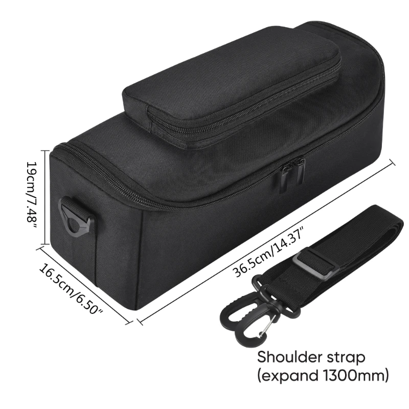 

M2EC Portable Traveling Shells for SRS-XB43 Speaker Pouch Zipper Easy to Open Close Speaker Bag Shoulder Shells