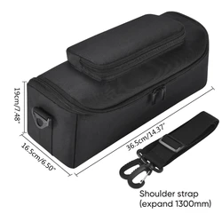 M2EC Portable Traveling Shells for SRS-XB43 Speaker Zipper Easy to Open Close Speaker Bag Shoulder Shells