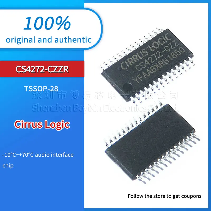 

Original genuine CS4272-CZZ audio decoder CS4272-CZZR TSSOP28