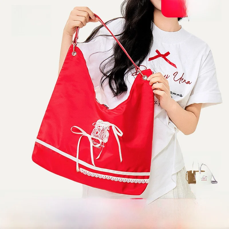 double-sided-canvas-oulder-bag-for-girls-ballet-sport-sle-large-capaci-hobo-bag-casual-simple-sle-magnetic-bule-clo