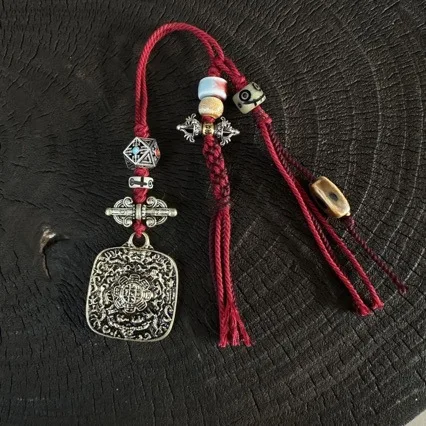 Luck Tibetan-Style Tassel Braided Rope Pendant Tassel Fringe Accessory For Diy Bracelet Hand String Decoration Bag Charm And Car