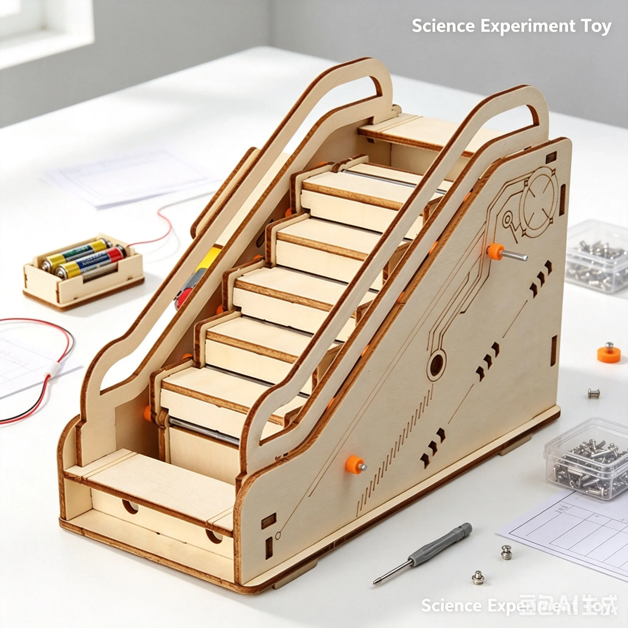 kit-de-modelo-de-escada-rolante-eletrica-diy-material-para-experimentos-cientificos-para-criancas-brinquedo-educacional-de-elevador-feito-a-mao