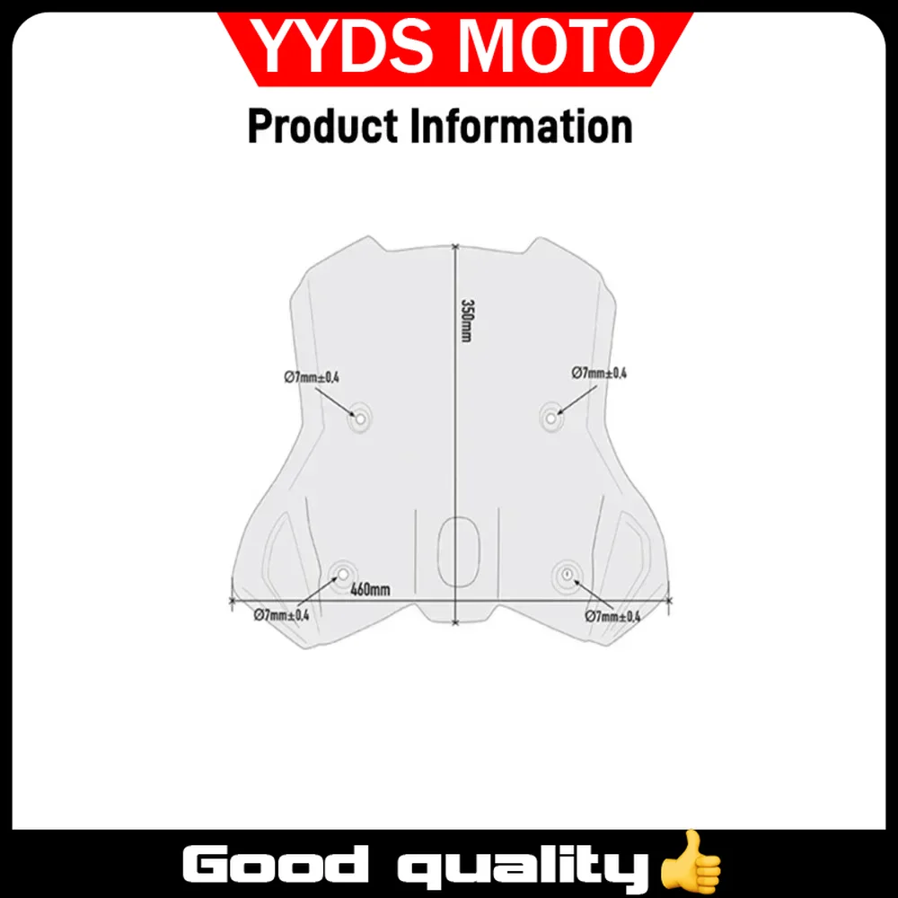 

【Good quality】ForKTM790ADV 890ADV (19-21) modified windshield, motorcycle modification parts.