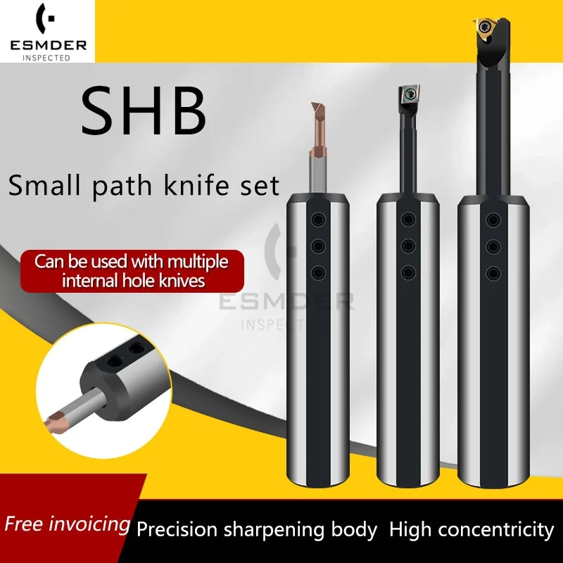 SHB Small Aperture Boring Tool Holder SHB22-3 4 5 6 7 8  SHB25-9 10 11 12 14 18 20 Round Handle Small Diameter Inner Hole Jacket