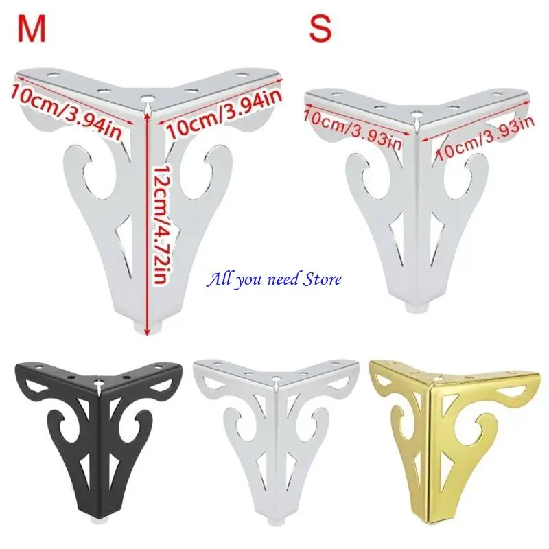 Gambe mobili k9fb gambe triangolari divano divano in metallo sostituzione gambe mobili cavi