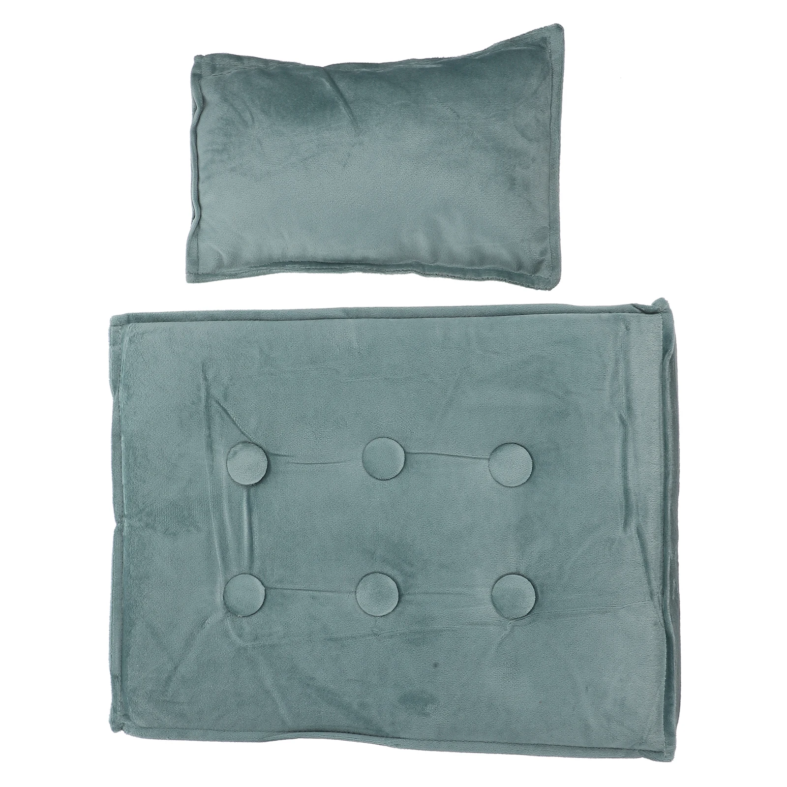 

Pink Mini Size Photography Mattress Pillow Baby Prop Set Newborn Photo Props Decorative Safe Material Elastic Sponge Bed Baby