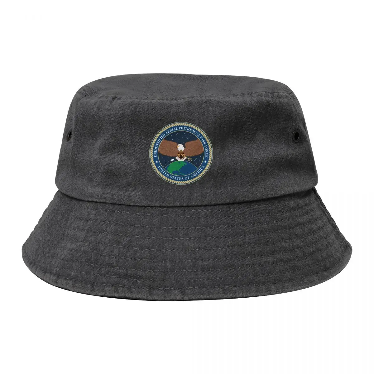 

Unidentified Aerial Phenomena Task Force (UAPTF) Insignia Bucket Hat Hat Luxury Brand sun hat Female Men's