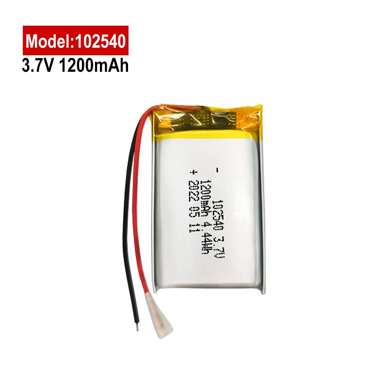 

102540 3.7V 1200mAh Rechargeable Li-Polymer Li-ion Battery For Mp3 Mp4 Mp5 Toys DVR GPS PDA Tools LED Ligts Lamps 982438 102541