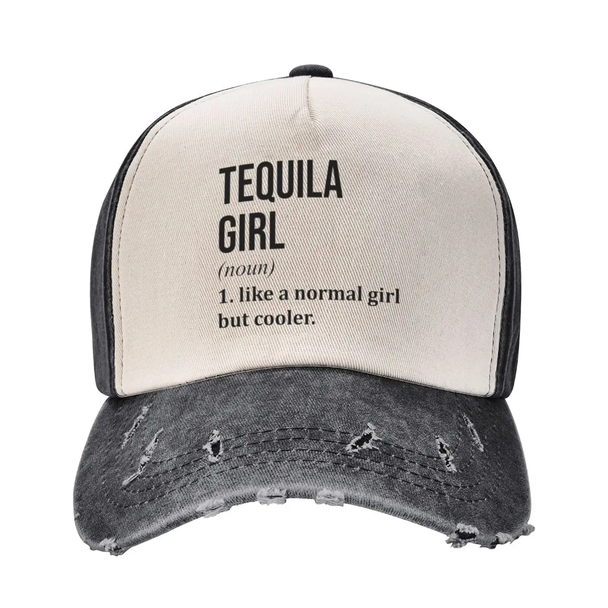 Tequila Girl Definition Tequila Baseball Cap Horse Hat Golf Wear Designer Hat Women's Beach Visor Men's