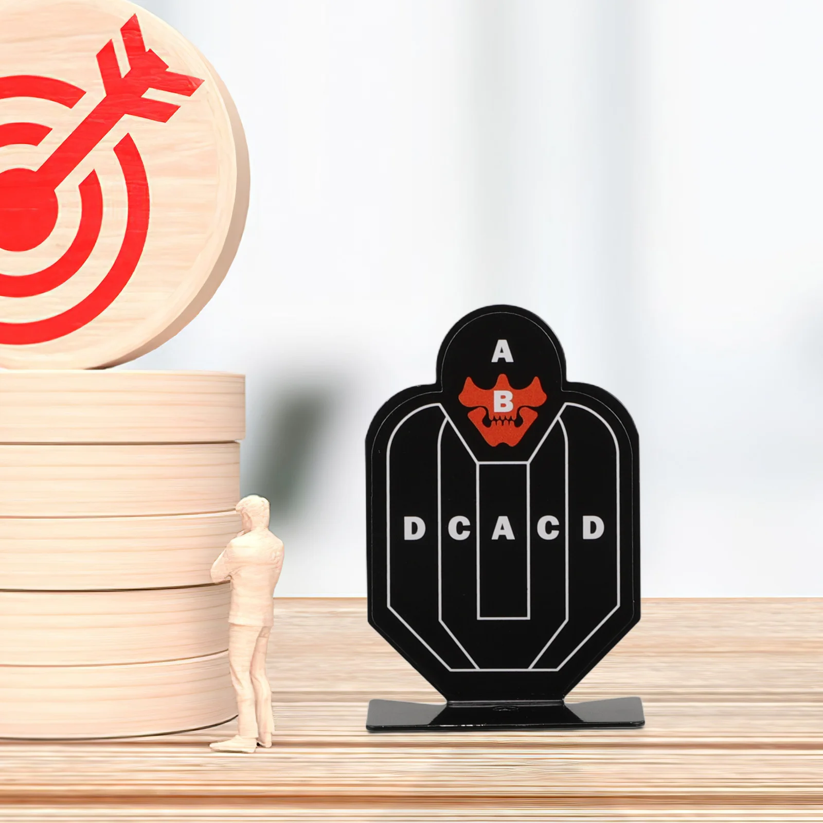 

3pcs Precision Metal Shooting Tool For Outdoor Range Practice Rotatable Flip Score Tracking Reactive Target For