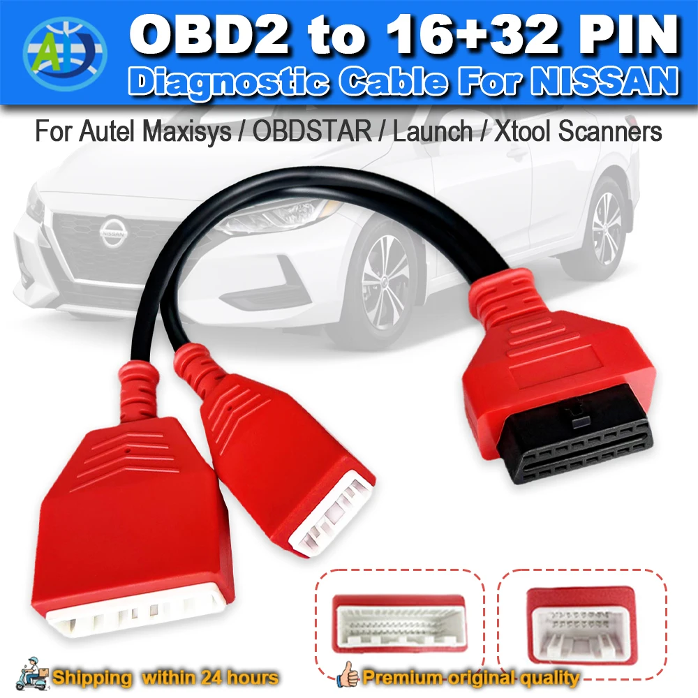 OBD2 Gateway Adapter Für Nissan/Renault/Dacia 16 + 32 Auto Diagnose Kabel für Sylphy für Autel IM608/IM508/Lonsdor K518SE Scanner