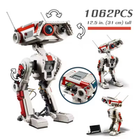 1062pcs Building Block Intelligent Technical Robot Figure Model Compatible 75335 Assembled Bricks Set Toy For Kids Birthday Gift