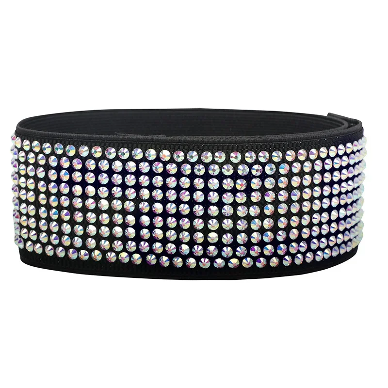 Latin Dance Belt Female Professional Latin Dance Costume Accessories With Drill Modern Dance Girdle Latin Accessories