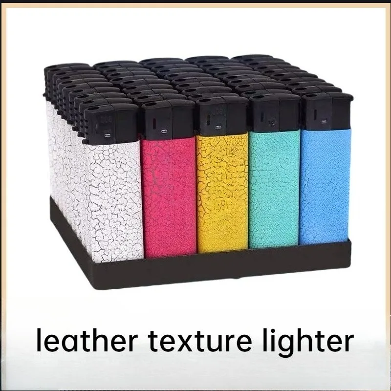 

50PCS Manufacturer Wholesale Disposable Lighter Advertising Custom Logo Windproof Plastic Men's Cigarette Lighter