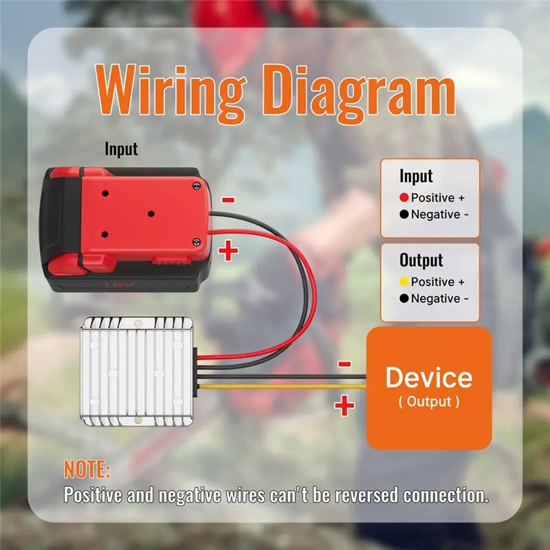 Apr.Step-Down محول 18 فولت إلى 12 فولت ل M18 محول البطارية تيار مستمر 12 فولت 20A 240 واط تنحى محول الجهد المنظم #2