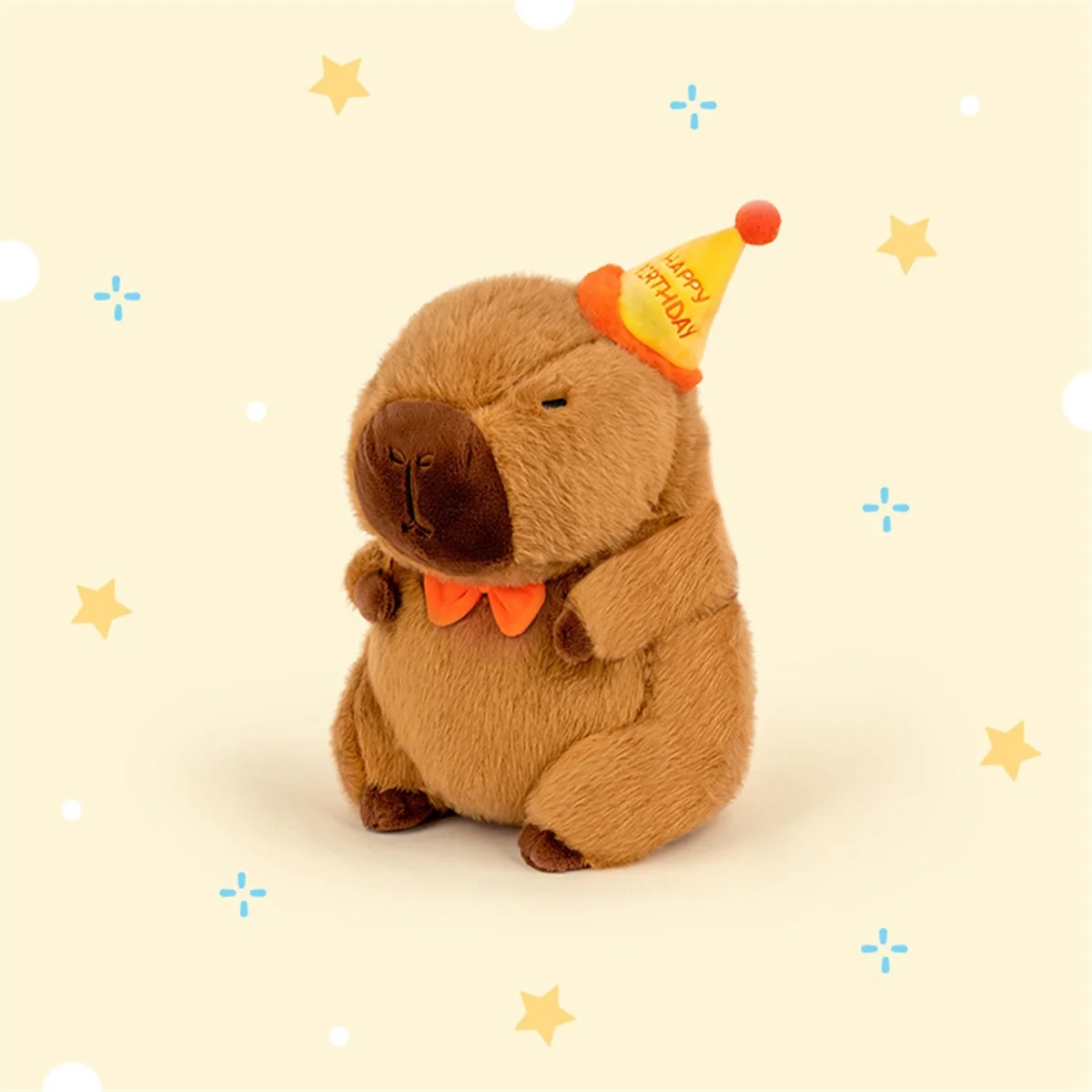 Capybara Plush Doll CuteAnime Fluffty Toy Kawaii Plushie Happy Birthday Doll Gift for Girl Friend Soft Stuffed Animals