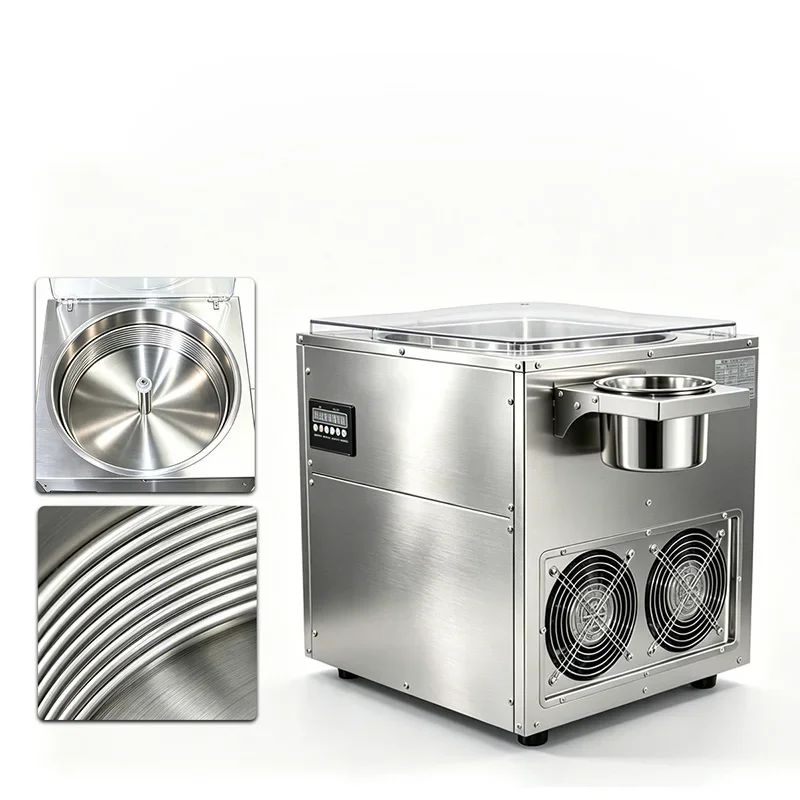 Countertop Stainless Steel Popsicle Maker 32 PCS/Pot, Automatic Rotation, Compressor Cooling, Pasteurized Handmade Popsicles