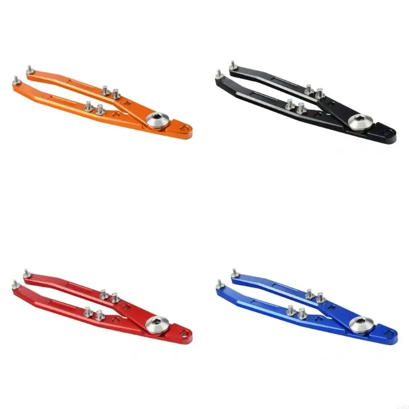 Motorcycle Rear Shock Service Aid, Metal Seal Remover Tool with Twin Arm Form and 3mm 4mm 5mm Set Daily Use 24BD